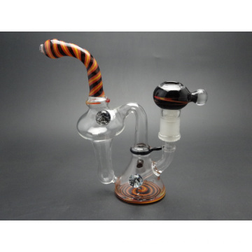 Factory Wholesale Colored Glass Water Pipe Oil Rig Recycler